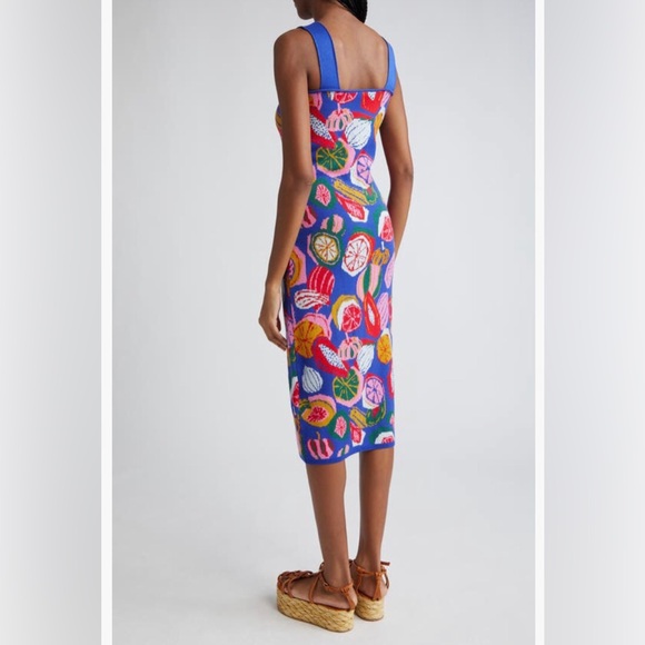 NWT $210 FARM Rio Colorful Fruit Salad Sleeveless Sweater Dress in S, M and L! - Picture 2 of 10